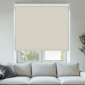 Solace Oatmeal Blackout Roller Blinds