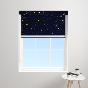 Starry Night XL Bloc Blinds Cassette Blinds Inside Fit Close Up