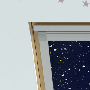 Starry Night (BLACKOUT) Keylite Roof Window Blinds Detail
