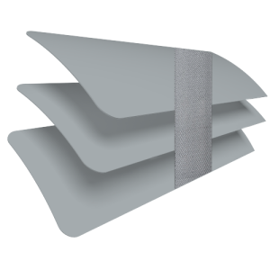 Storm Cloud with Hype Tape Venetian Blinds Slats