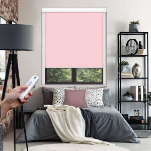 Sweet Rose Electric BlocOut Cassette Blinds Inside Fit