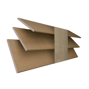 Tawny with Hessian Tape Wood Venetian Blinds 3 Slats