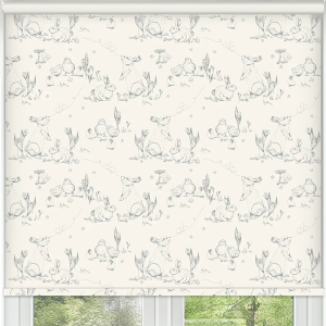 Tiny Tails Cream Cordless Roller Blinds Frame