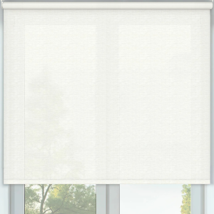 Tobago White Cordless Roller Blinds Frame