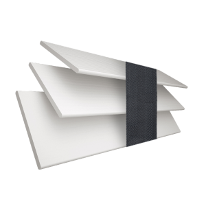 True White Wood Grain Faux Wood with Dusk Tape Wood Venetian Blinds 3 Slats