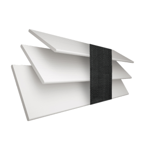 True White Wood Grain Faux Wood with Jet Tape Wood Venetian Blinds 3 Slats