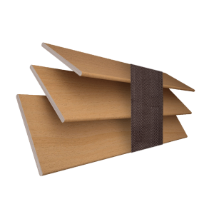 Tuscan Oak with Coffee Tape Wood Venetian Blinds 3 Slats