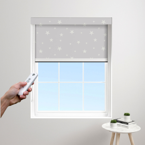 Twilight Radiance Electric BlocOut Cassette Blinds Edge Fit