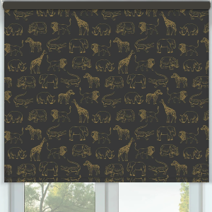Twilight Trail Gold Cordless Roller Blinds Frame