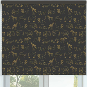 Twilight Trail Gold Roller Blinds Frame