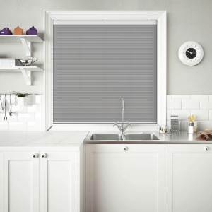 Velto Concrete Cordless Honeycomb Pleated Blind Closed