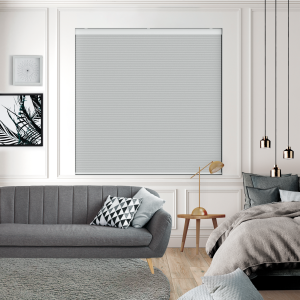 Velto Earth Grey Blackout Cordless Honeycomb Pleated Blind Closed