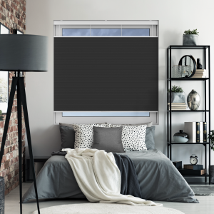 Velto Shadow Blackout Cordless Top Down Bottom Up Honeycomb Pleated Blind Open