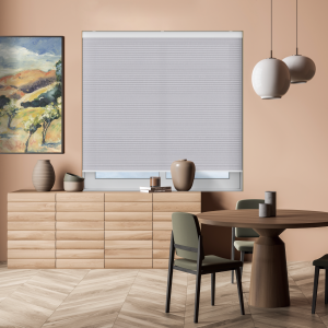 Vesso Silverscale Cordless Honeycomb Pleated Blind Open