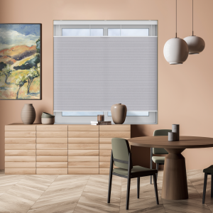 Vesso Silverscale Cordless Top Down Bottom Up Honeycomb Pleated Blind Open