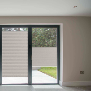 FITtoFRAME Vexia Blackout Stone FITtoFRAME™ Pleated Honeycomb Blind