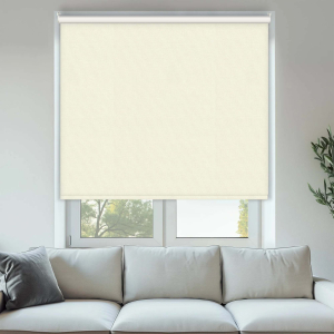 Vibe Blackout Alabaster Cordless Roller Blinds