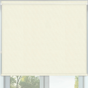 Vibe Blackout Alabaster Pelmet Roller Blinds Frame