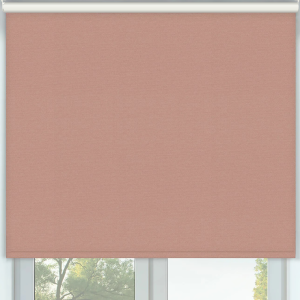 Vibe Blackout Blush Cordless Roller Blinds Frame