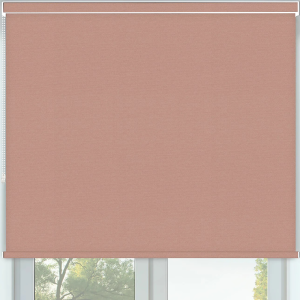 Vibe Blackout Blush Pelmet Roller Blinds Frame