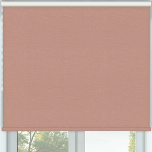 Vibe Blackout Blush Roller Blinds Frame