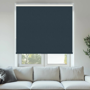 Vibe Blackout Breton Blue Roller Blinds