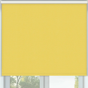 Vibe Blackout Lemon Cordless Roller Blinds Frame
