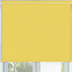 Vibe Blackout Lemon No Drill Roller Blinds Frame