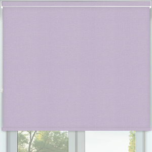 Vibe Blackout Lilac No Drill Roller Blinds Frame
