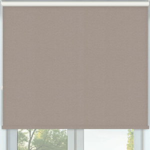 Vibe Blackout Mocha Roller Blinds Frame