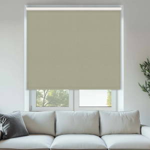Vibe Blackout Oatmeal Cordless Roller Blinds