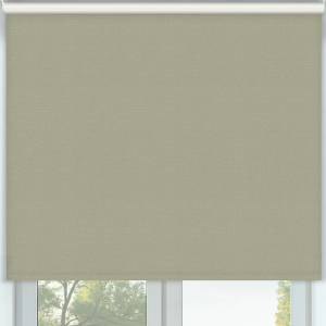 Vibe Blackout Oatmeal Cordless Roller Blinds Frame
