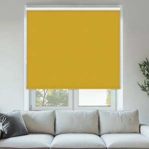 Vibe Blackout Saffron Roller Blinds