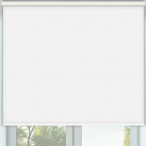 Vibe Blackout White Cordless Roller Blinds Frame