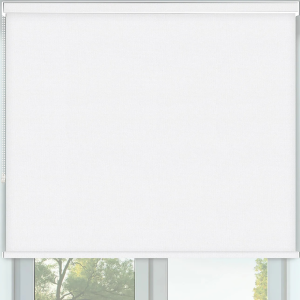 Vibe Blackout White No Drill Roller Blinds Frame