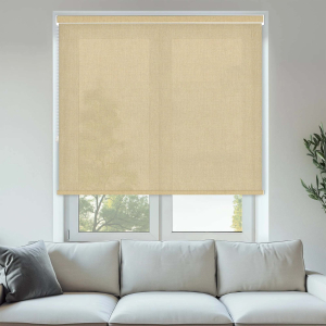 Voile Sandshell No Drill Roller Blinds