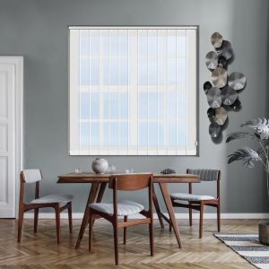 Voile White Vertical Blinds