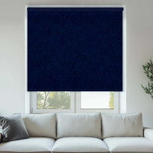 Warwick Navy Cordless Roller Blinds