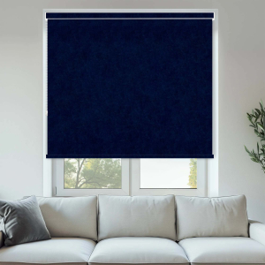 Warwick Navy No Drill Roller Blinds
