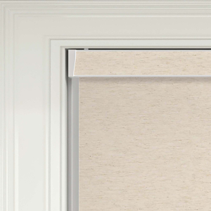 Weave Blackout Cream Pelmet Roller Blinds Product Detail