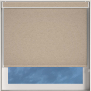 Weave Blackout Sand Pelmet Roller Blinds Frame