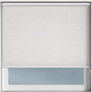 Weave Blackout White Roller Blinds Frame