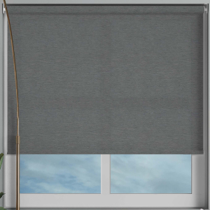 Weave Charcoal Cordless Roller Blinds Frame