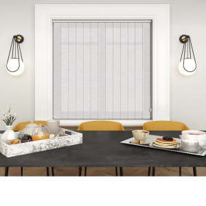 Weave Moonstone Vertical Blinds
