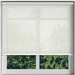 White Sun Screen Cordless Roller Blinds Frame