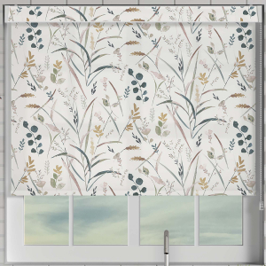 Wildflower Autumn Pelmet Roller Blinds Frame