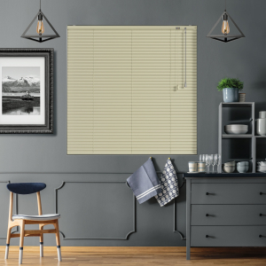 Yellow Stripe Venetian Blinds