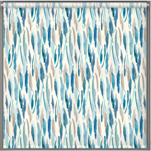 Zephyr Cobalt Cordless Roller Blind Cropped Image