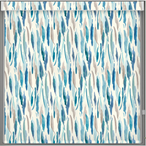Zephyr Cobalt No Drill Roller Blind Cropped Image