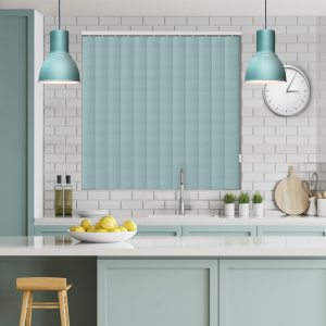 Zevo Jade Rigid PVC Replacement Vertical Blind Slats Closed